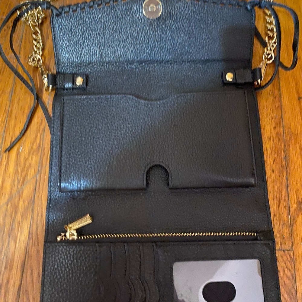 Crossbody fringe wallet